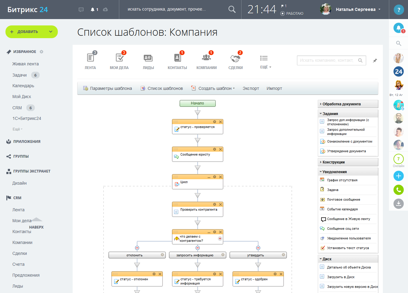 Бизнес-процессы в CRM
