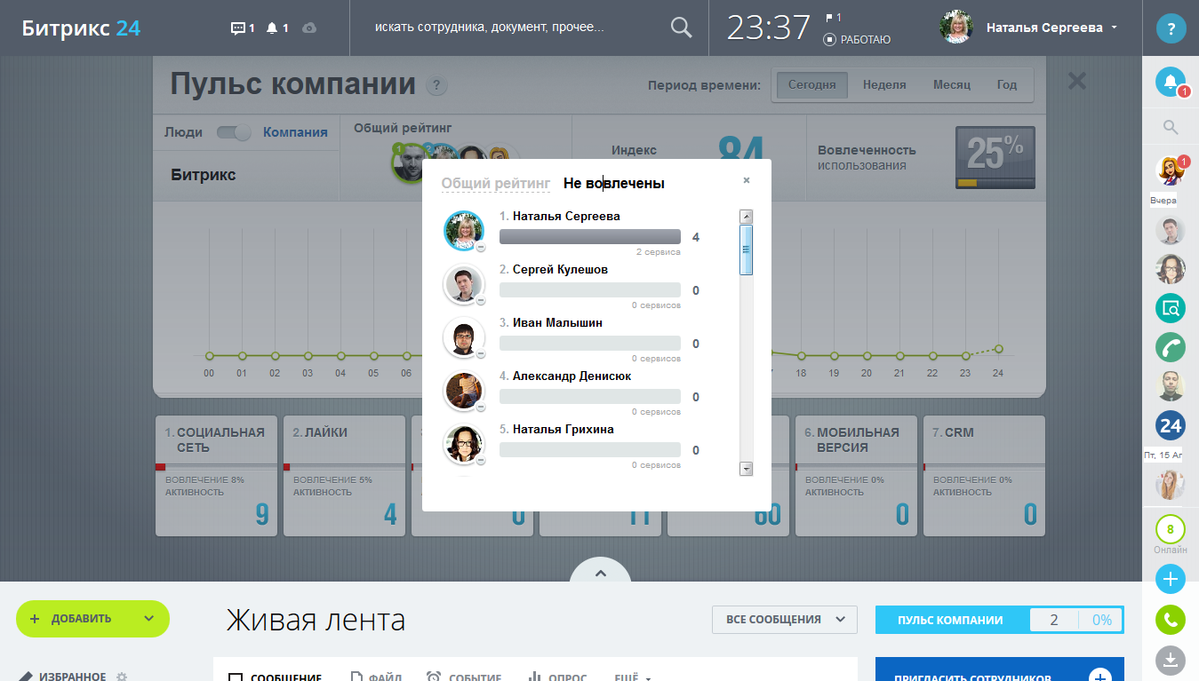 Звонки из CRM