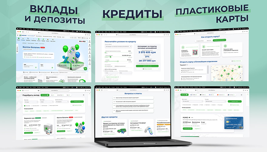 корпоративный сайт акб «микрокредитбанк»